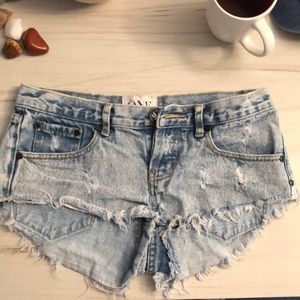 One Teaspoon Denim Shorts